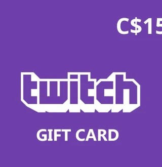 Twitch CAD 15 Gift Card CA