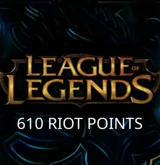 League of Legends 610 RP Prepaid Card BR