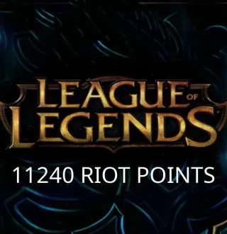 League of Legends 11240 RP Prepaid Card BR