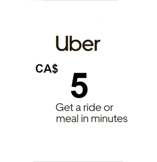 Uber CAD 5 Gift Card CA