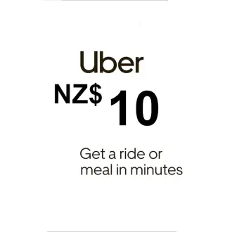 Uber NZD 10 Gift Card NZ