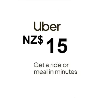 Uber NZD 15 Gift Card NZ