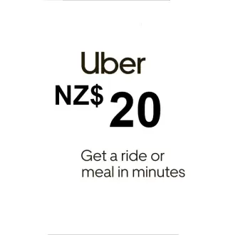 Uber NZD 20 Gift Card NZ