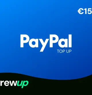 RewUp PayPal 15 EUR Gift Card