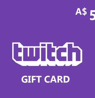Twitch AUD 5 Gift Card AU