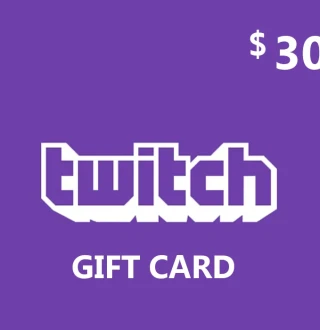 Twitch USD 30 Gift Card US
