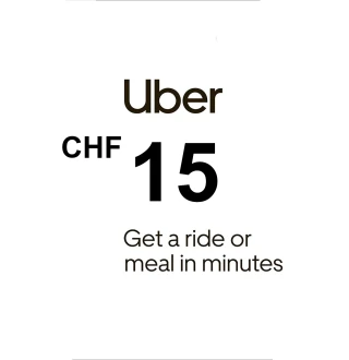 Uber 15 CHF CH Gift Card