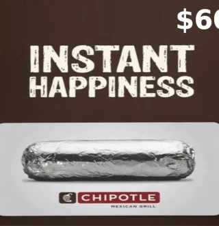 Chipotle USD 60 Gift Card US