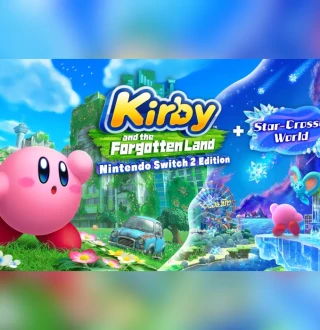 Kirby and the Forgotten Land + Star-Crossed World Nintendo Switch 2 Online Account Activation