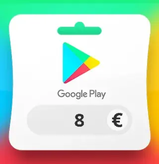 Google Play EUR 8 Gift Card DE