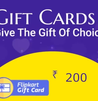 Flipkart INR 200 Gift Card IN