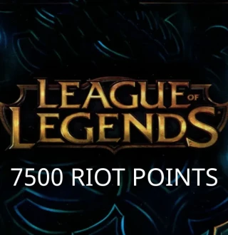 League of Legends 7500 RP Prepaid Card ID