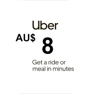 Uber AUD 8 Gift Card AU