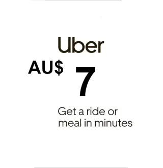 Uber AUD 7 Gift Card AU