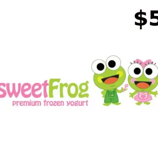 SweetFrog Frozen Yogurt $5 Gift Card US
