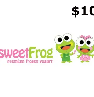 SweetFrog Frozen Yogurt $10 Gift Card US