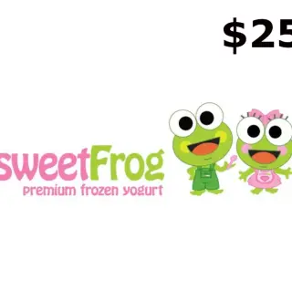 SweetFrog Frozen Yogurt $25 Gift Card US