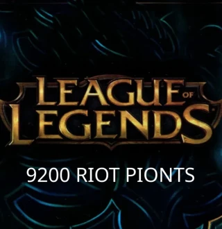 League of Legends 9200 RP Prepaid Card TR