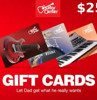 Guitar Center $25 Gift Card US