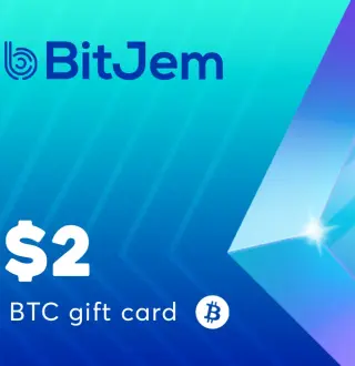 BitJem Crypto Gift Card (BTC) $2