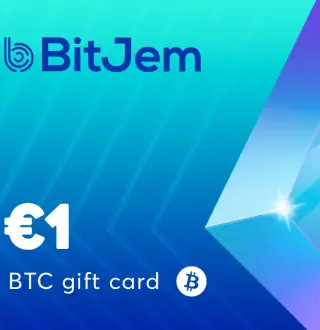 BitJem Crypto Gift Card (BTC) €1