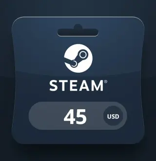 Steam Wallet USD 45 Gift Card AR