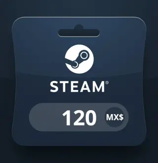 Steam Wallet MXN 120 Gift Card