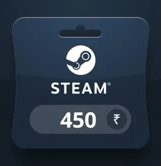 Steam Wallet INR 450 Gift Card IN
