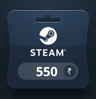 Steam Wallet INR 550 Gift Card IN