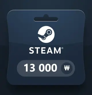 Steam Wallet KRW 13000 Gift Card KR
