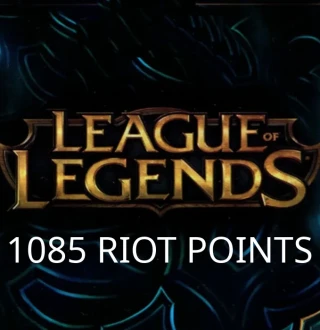 League of Legends 1085 RP Prepaid Card TR