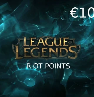 League of Legends 10 EUR Prepaid RP Card BE