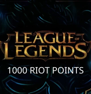 League of Legends 1000 RP Prepaid Card US