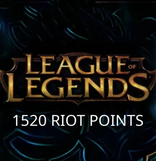 League of Legends 1520 RP Prepaid Card US