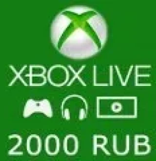 XBOX Live 2000 RUB Prepaid Card RU