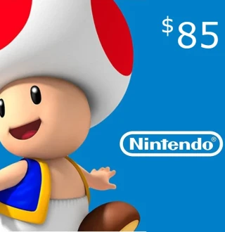Nintendo eShop Prepaid Card USD 85 Key US