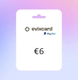 EvixCard PayPal EUR 6 Gift Card
