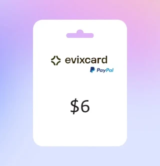 EvixCard PayPal USD 6 Gift Card