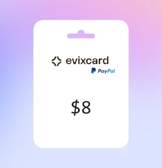 EvixCard PayPal USD 8 Gift Card