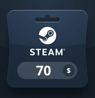 Steam Wallet USD 70 Gift Card NP