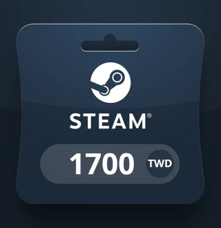 Steam Wallet TWD 1700 Gift Card TW