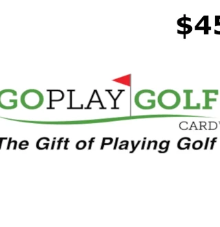 Go Play Golf $45 Gift Card US