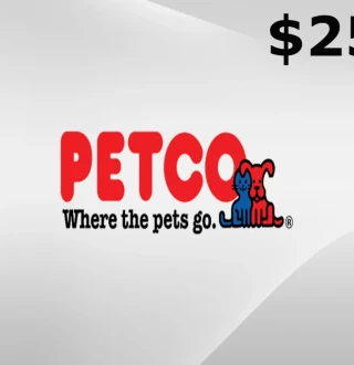 Petco $25 Gift Card US