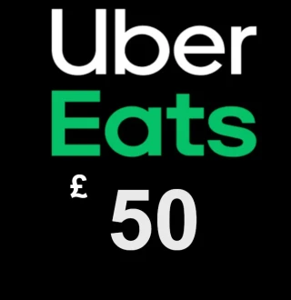 Uber Eats 50 GBP Gift Card UK