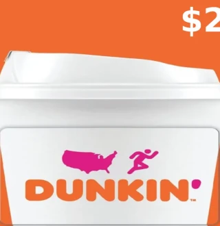 Dunkin Donuts $2 Gift Card US