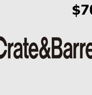 Crate and Barrel USD 70 Gift Card US