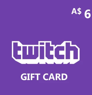 Twitch AUD 6 Gift Card AU