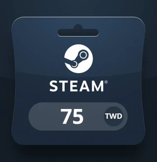 Steam Wallet TWD 75 Gift Card TW