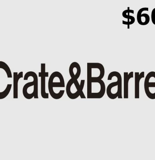 Crate and Barrel USD 60 Gift Card US