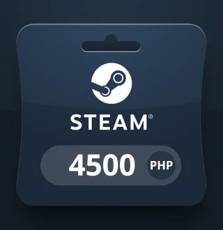 Steam Wallet PHP 4500 Gift Card PH